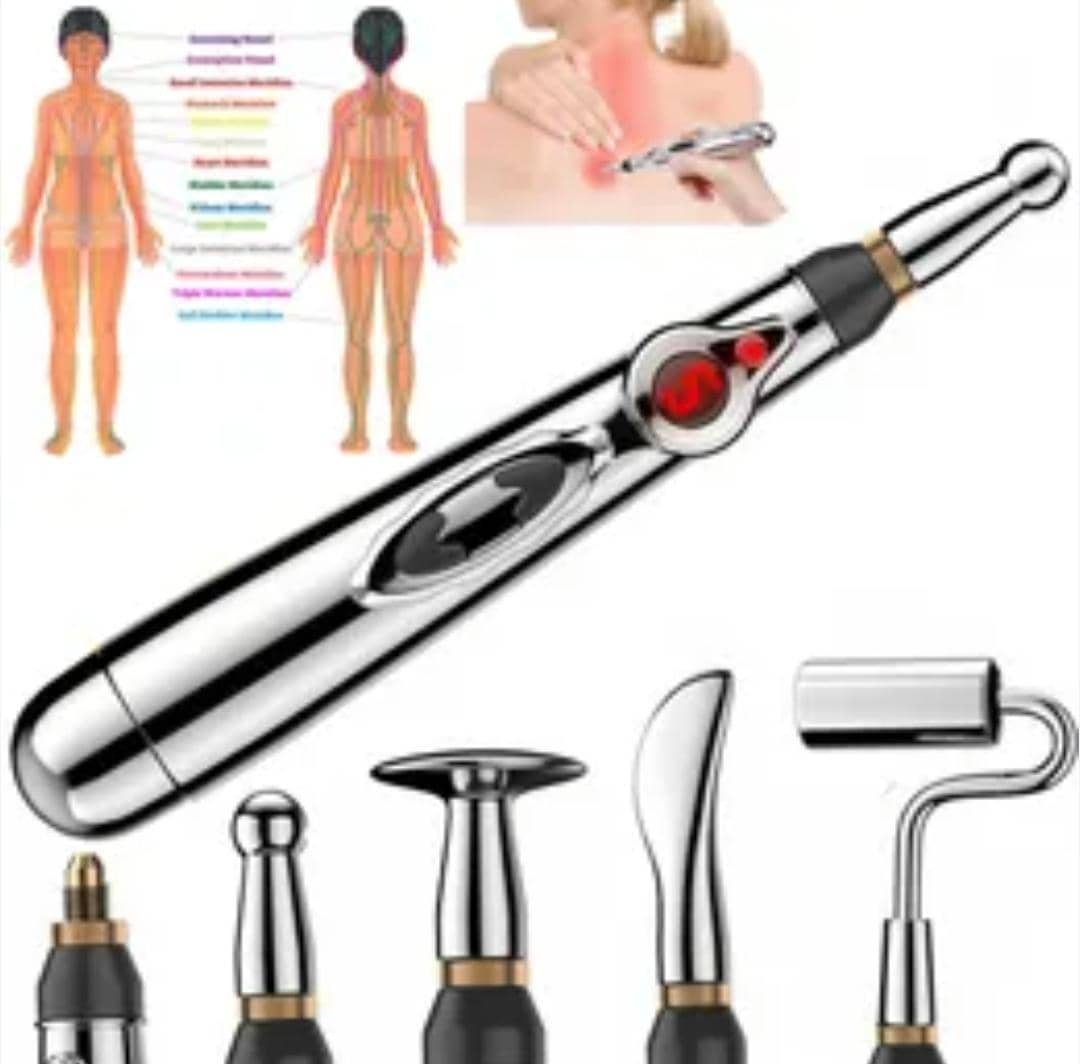 🛍️ قلم تدليك محمول متعدد الرؤوس