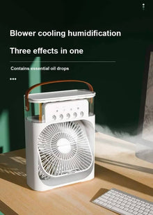 🌬️ مروحة تبريد ومرطب هواء 3 في 1