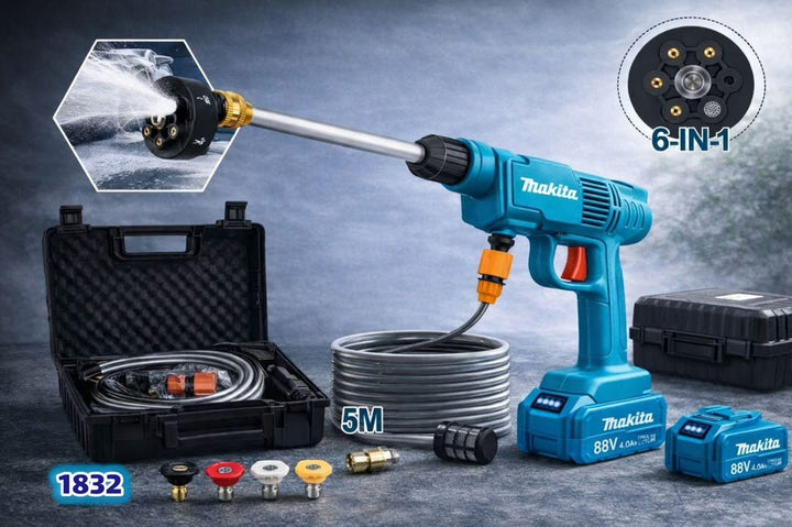 🛠️ مسدس غسيل ضغط Makita اللاسلكي المحمول