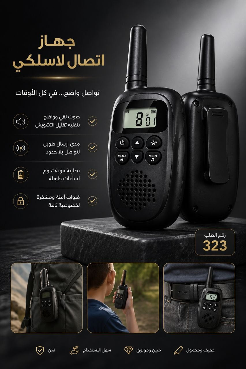 🏠 جهاز اتصال لاسلكي