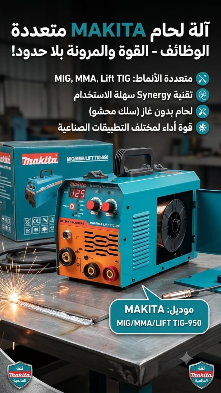 🛠️ آلة لحام ماكيتا متعددة الوظائف