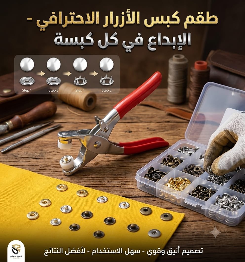 🏠 طقم كبس الأزرار الاحترافي