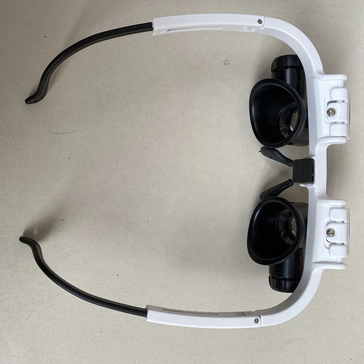 نظارة مكبرة للرأس بإضاءة LED وعدسات 8X 15X 23X موديل 9892H-1