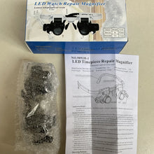 نظارة مكبرة للرأس بإضاءة LED وعدسات 8X 15X 23X موديل 9892H-1