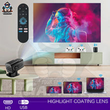 HCS350PRO+ بروجكتر ذكي لاسلكي بدقة 4K ونظام Android 11