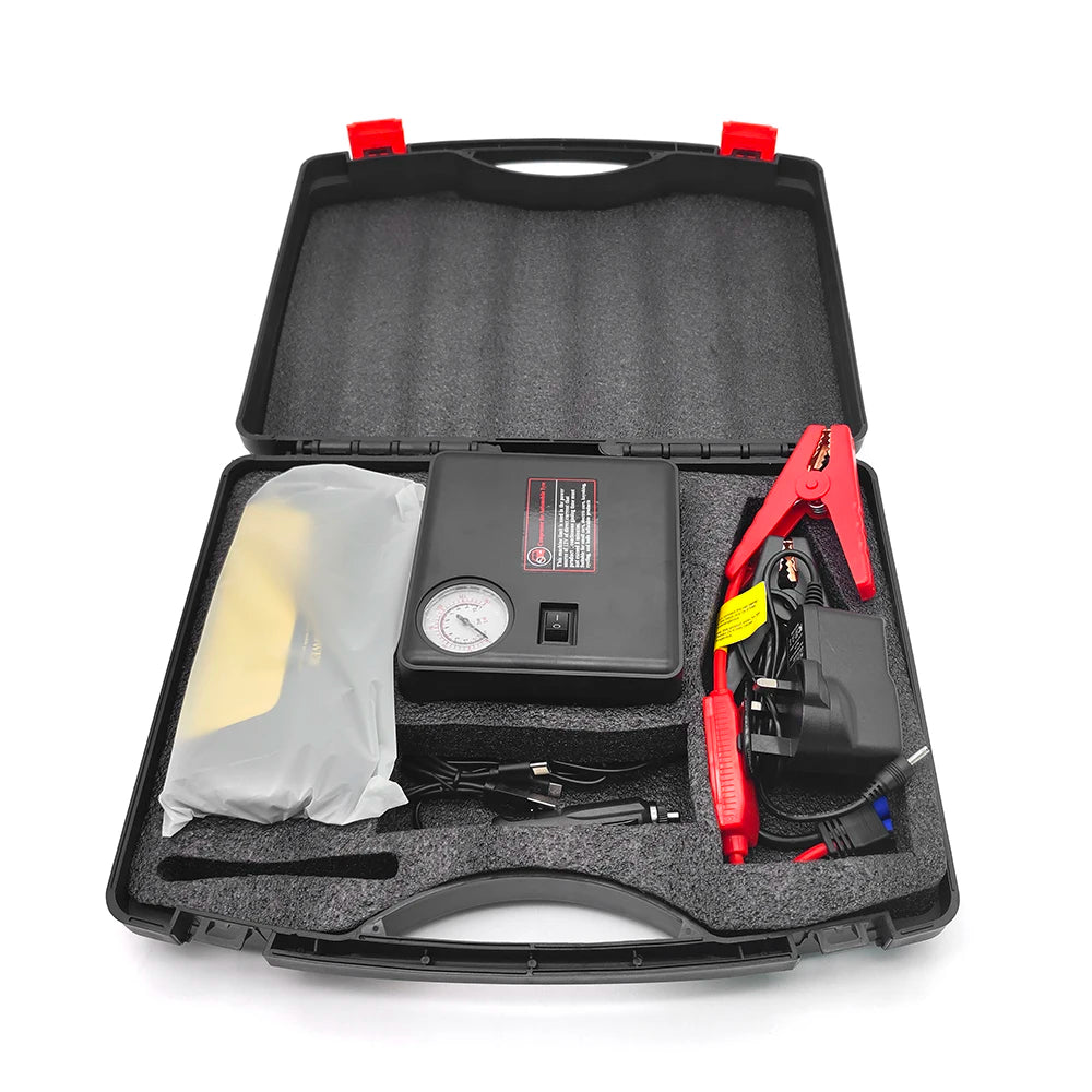 DLS08 مشغل بطارية سيارة متعدد الوظائف 12V مع مضخة هواء