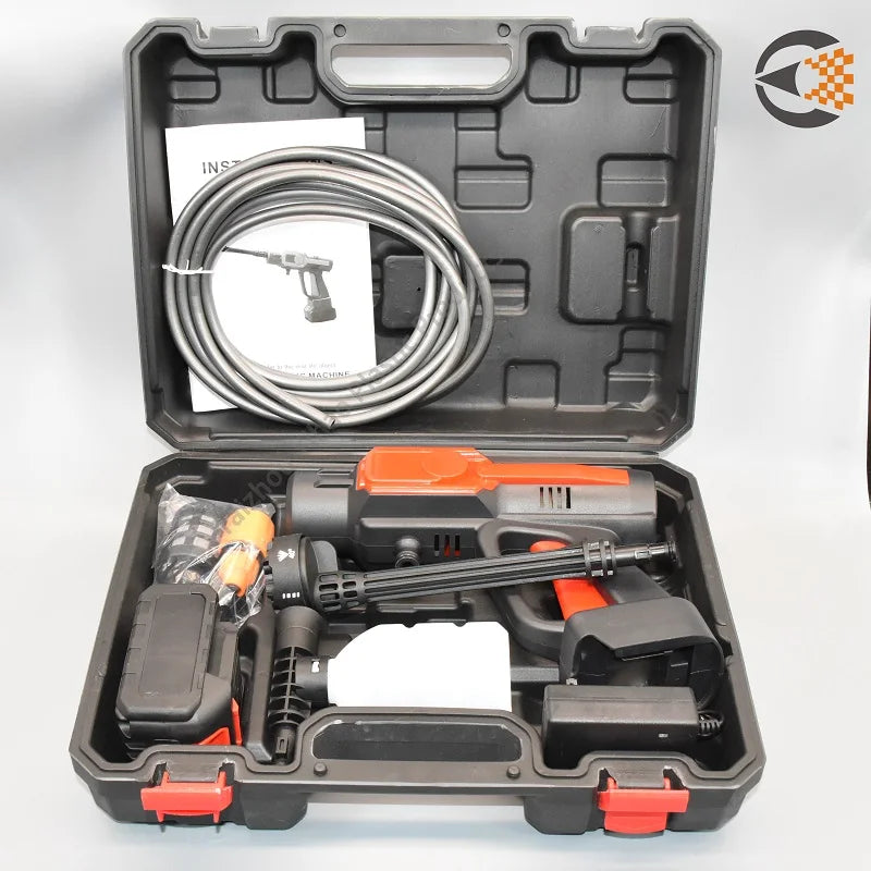 XCTZ-02 مسدس غسيل سيارات لاسلكي 6 في 1 ببطارية 21V وقوة 550W