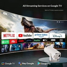 جهاز عرض بروجكتر محمول بدقة 1080P ونظام Android 11 مع واي فاي 6