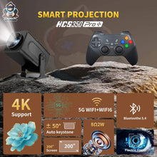HCS350PRO+ بروجكتر ذكي لاسلكي بدقة 4K ونظام Android 11