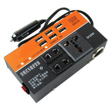 محول كهرباء للسيارة 12V/24V إلى 220V متعدد الوظائف 2000W