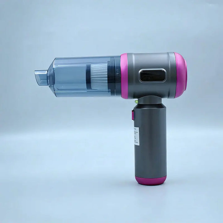 مكنسة سيارة محمولة وقابلة للشحن عبر USB لتنظيف المقصورة