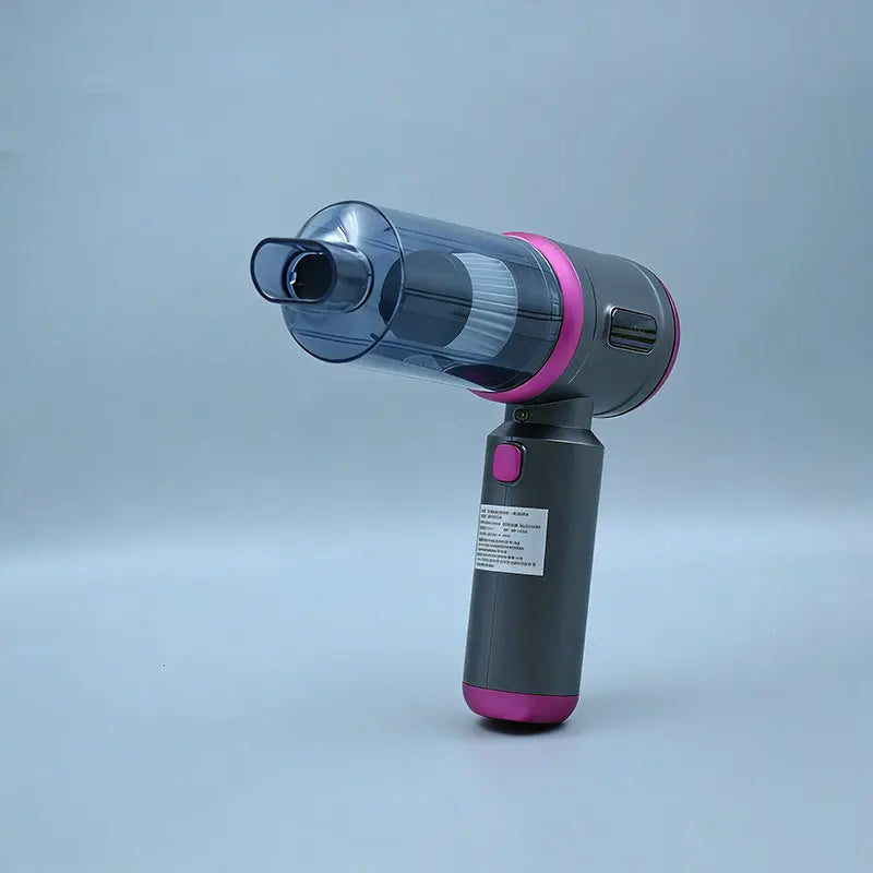 مكنسة سيارة محمولة وقابلة للشحن عبر USB لتنظيف المقصورة