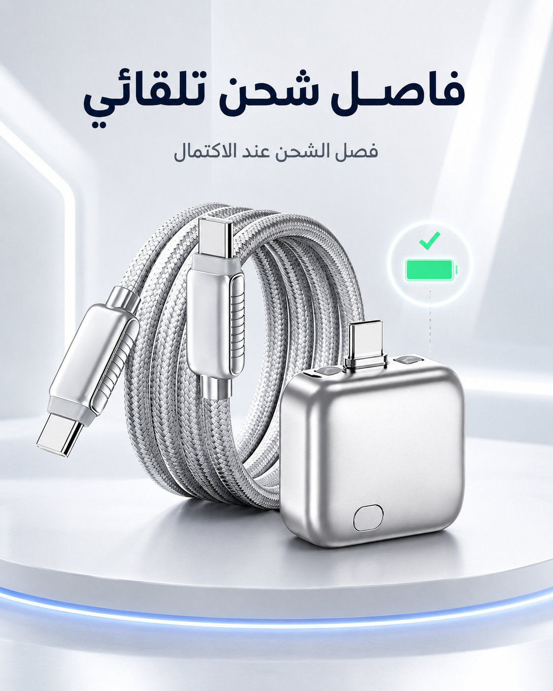فاصل شحن تلقائي للهاتف