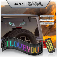 🚗 شاشة بكسل مرنة ذكية للسيارة