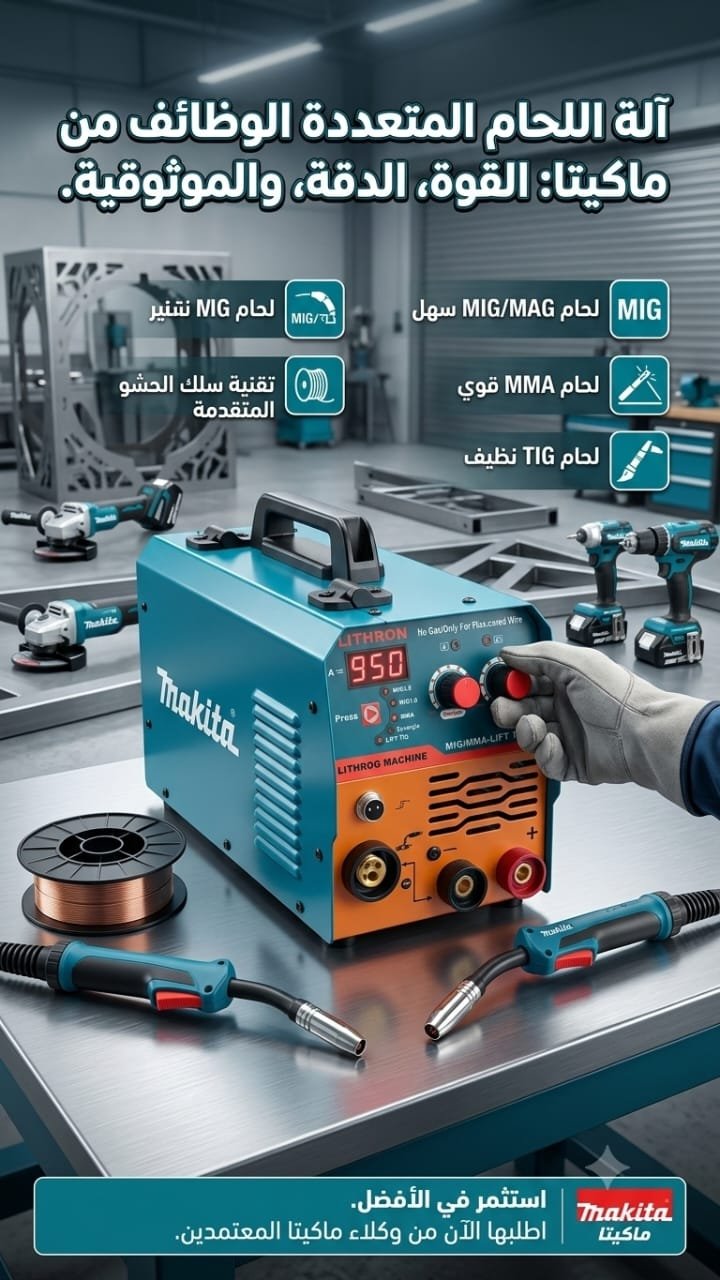 🛠️ آلة لحام ماكيتا متعددة الوظائف