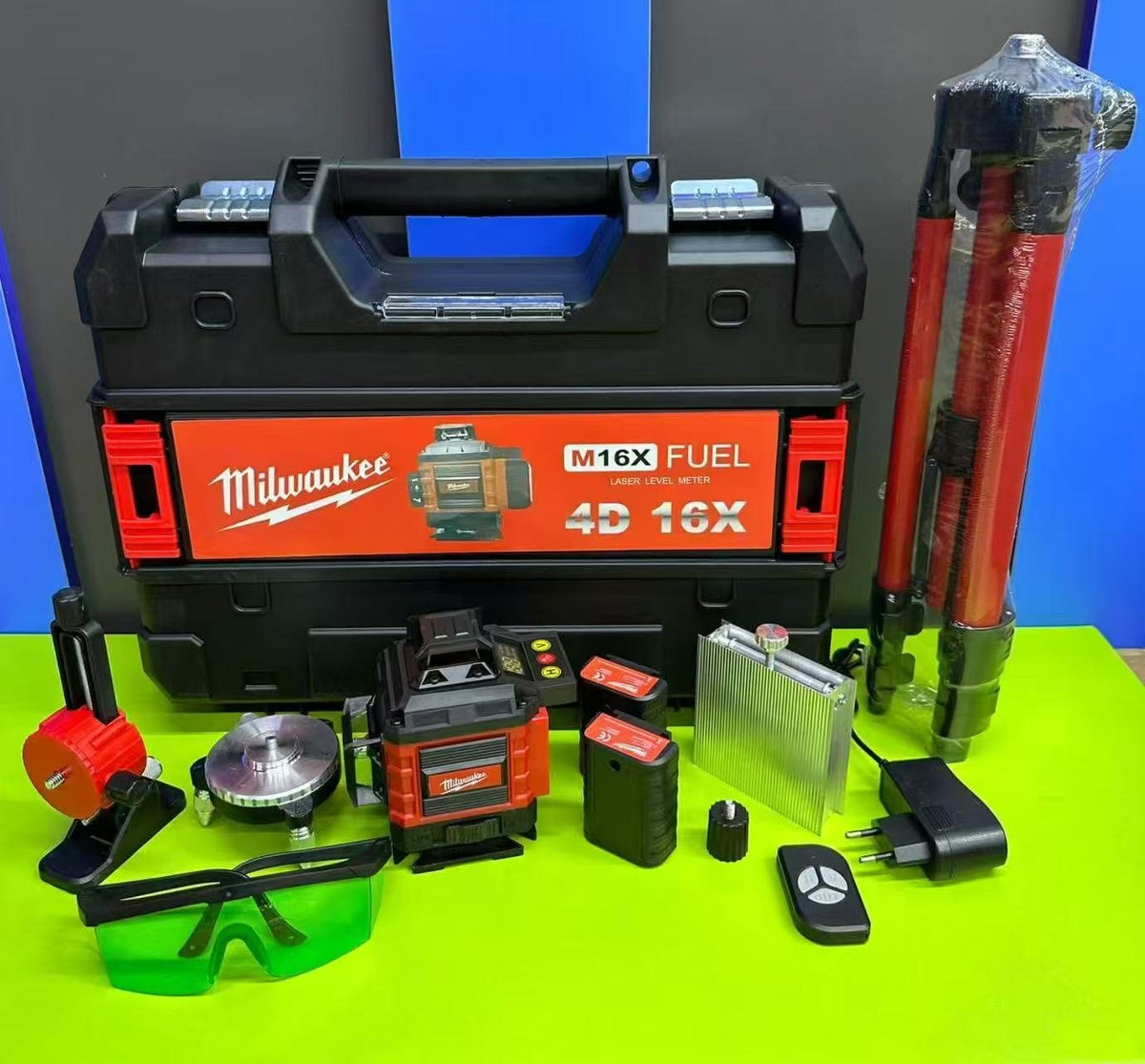 💡 جهاز تسوية ليزر ميلواكي M16X FUEL 4D 16X