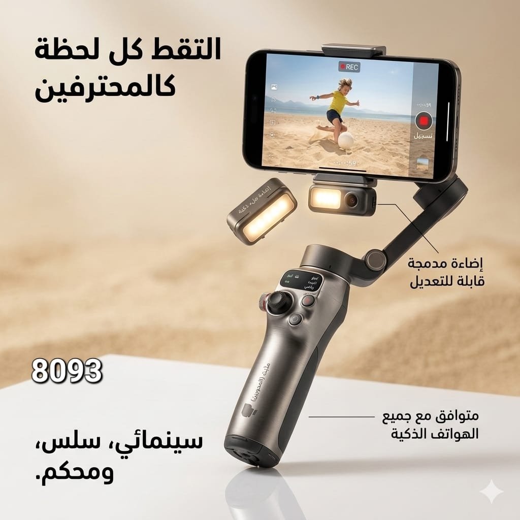🏋️ جيمبال احترافي للهاتف حساس للحركة
