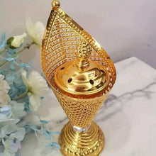 مبخرة كهربائية ذهبية بتصميم زخرفي ✨