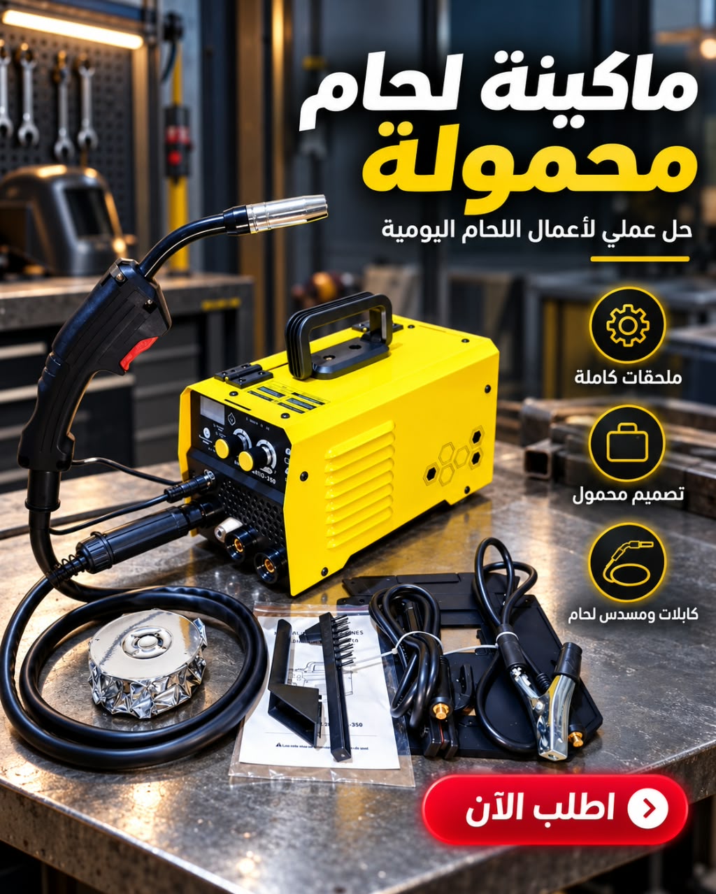 ماكينة لحام محمولة