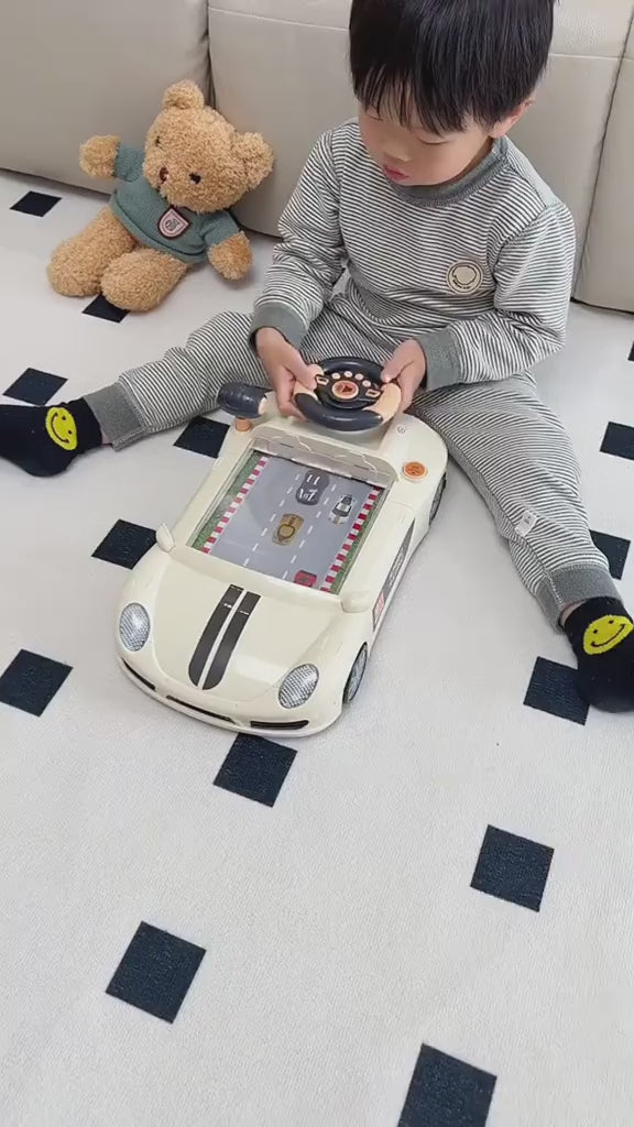🚗 سيارة سباق أطفال تفاعلية مضيئة
