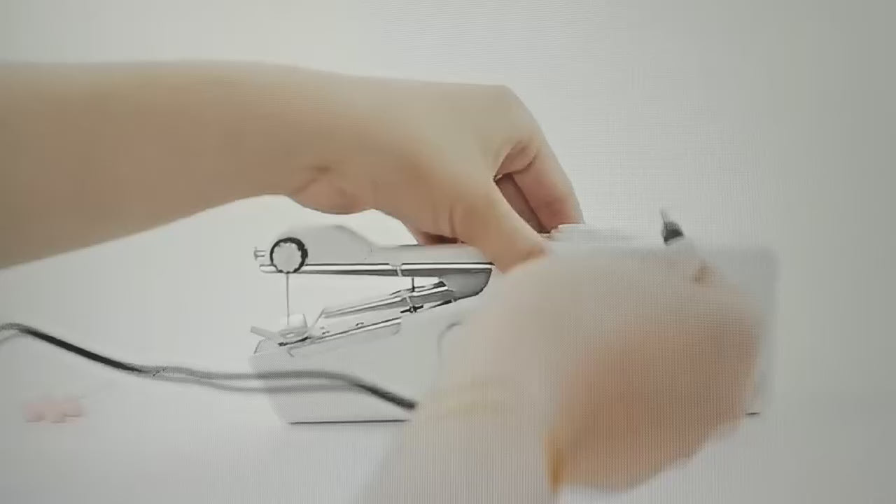 ماكينة خياطة يدوية محمولة لاسلكية سريعة للملابس والأقمشة