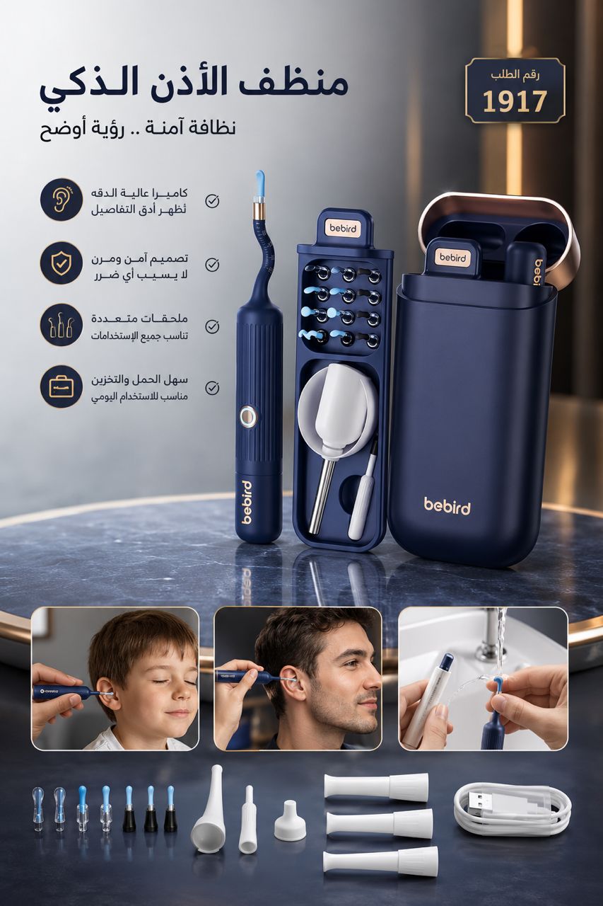 ملحقات منظف الأذن الذكي Bebird