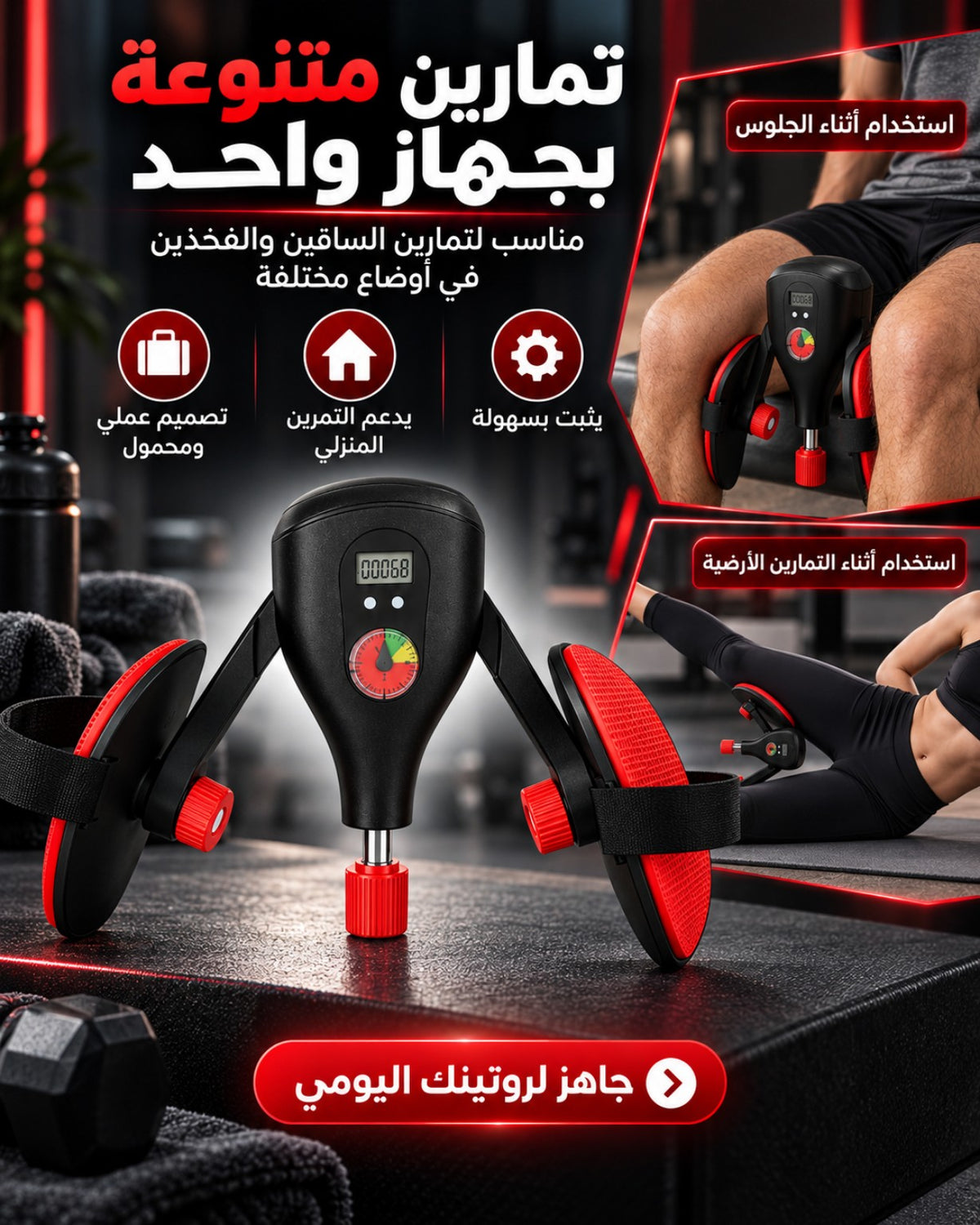 جهاز تمرين الفخذ الداخلي - تمارين متنوعة